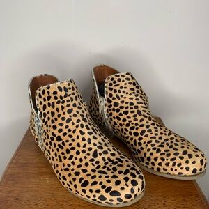 Eric Michael Leopard Print Ankle Boots